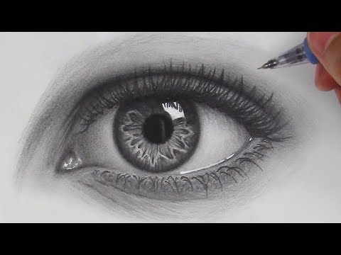 How to Draw Hyper Realistic Eyes | Step by Step