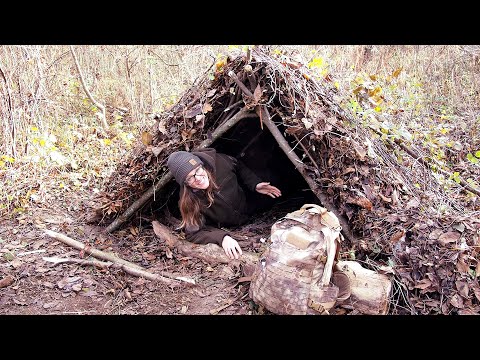 Building a primitive STEALTH Shelter Part 2