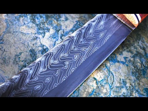 Forging A Twist Seax Blade, The Second Knife!